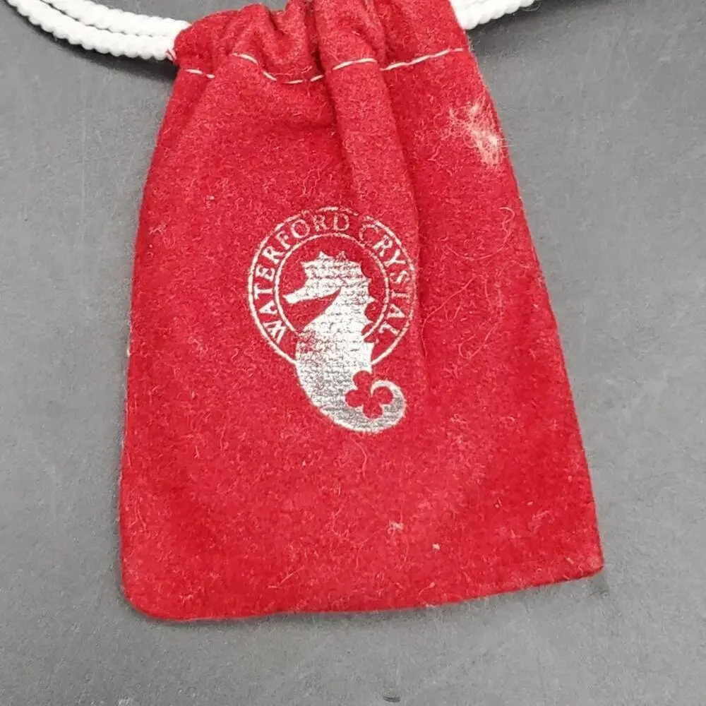 Waterford Crystal 1996 Nativity Christmas Ornament Made in Austria w Pouch